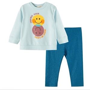 🆕 Peek ‘Change Your Point Of View’ Two Piece Set! Sweatshirt / Pants Size 18-24